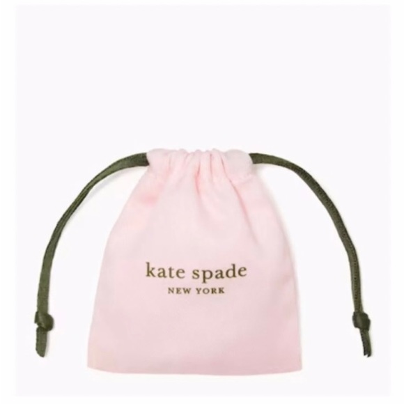 NWT Kate Spade ♠️ SWEET CITRUS ORANGE 12K Gold Plated Brass CZ Stones Ring - Picture 7 of 8